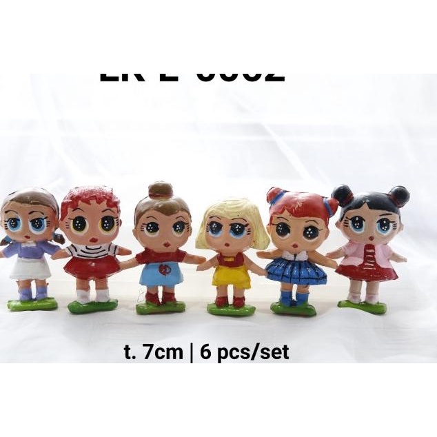 ♡ LK-L-0062 Topper cake hiasan kue tart lokal LOL ➲