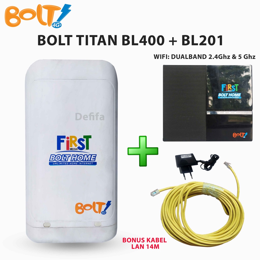 Modem Outdoor BOLT TITAN BL201 BL400 UNLOCK Telkomsel Smartfren Wifi Wireless