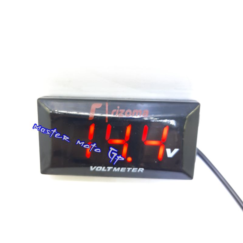 Volt meter Rizoma Voltmeter digital rizoma anti air voltmeter aki