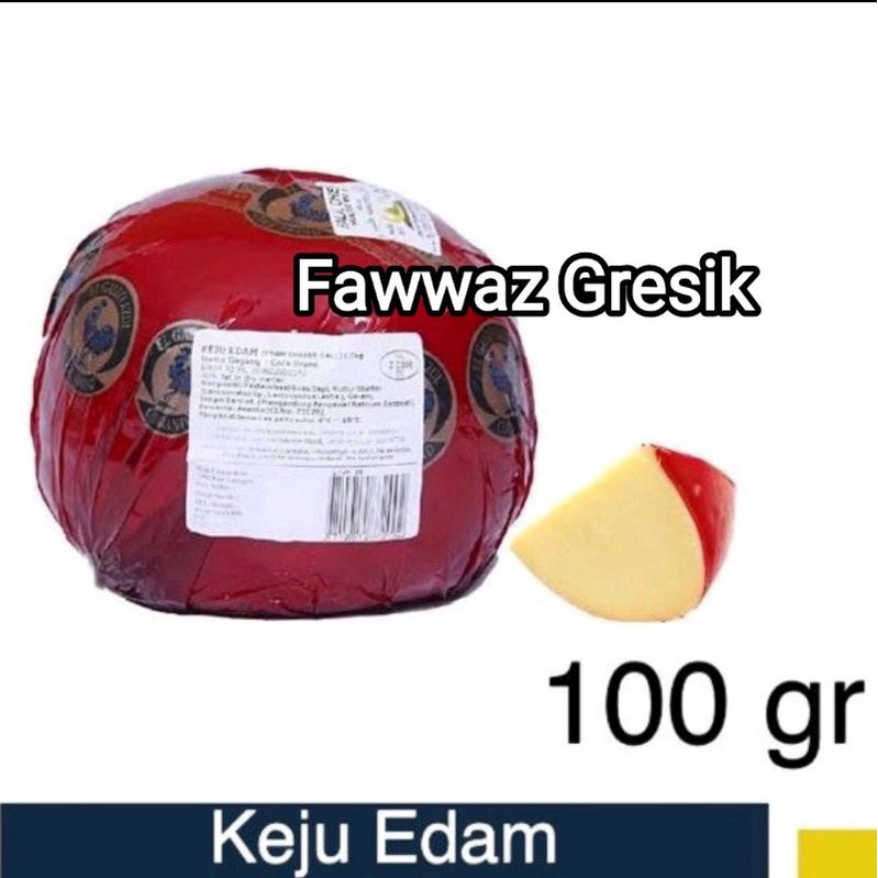 Keju Edam Ayam Emas Apel Tua cock brand bola 100gr