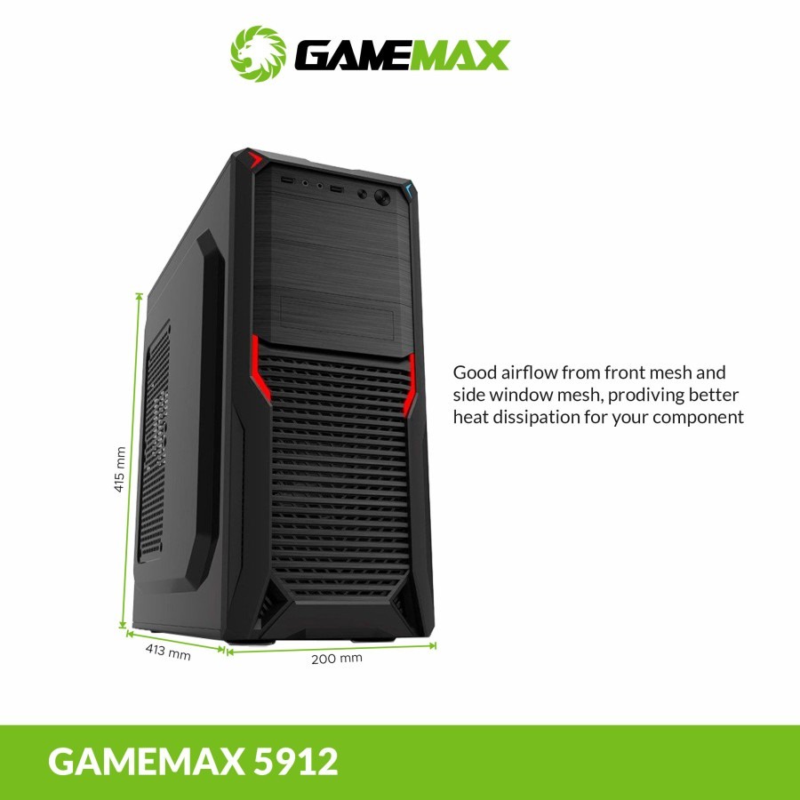 Casing Komputer Gamemax 5912