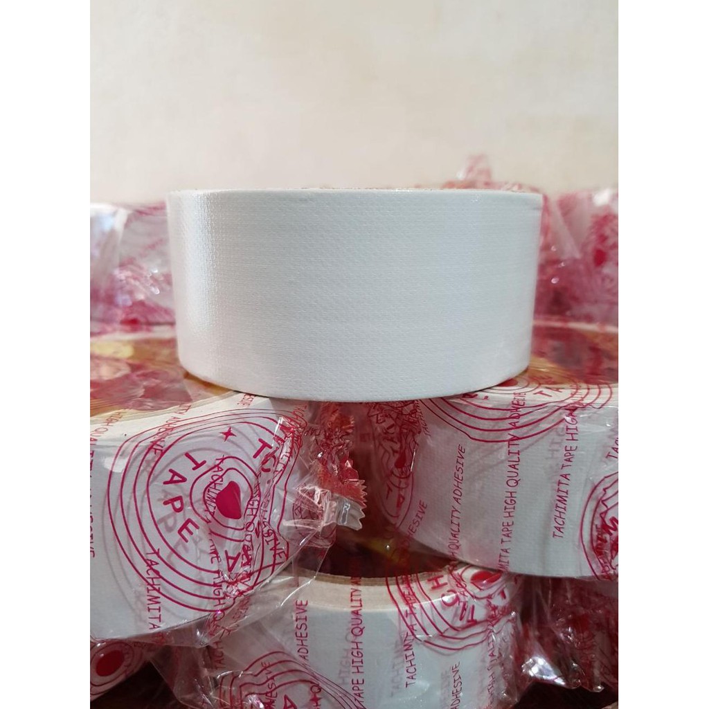 

CLOTH TAPE-LAKBAN KAIN WARNA PUTIH TACHIMITA BERKUALITAS