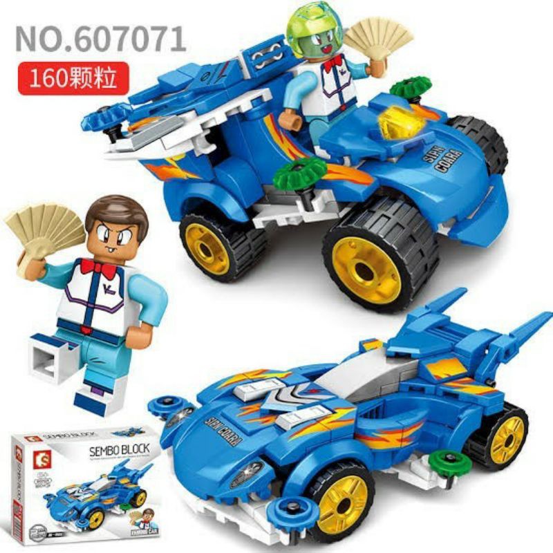 Sembo Block Tamiya 2 in 1 - Mainan Lego Brick Mobil Balap Anak Edukasi new