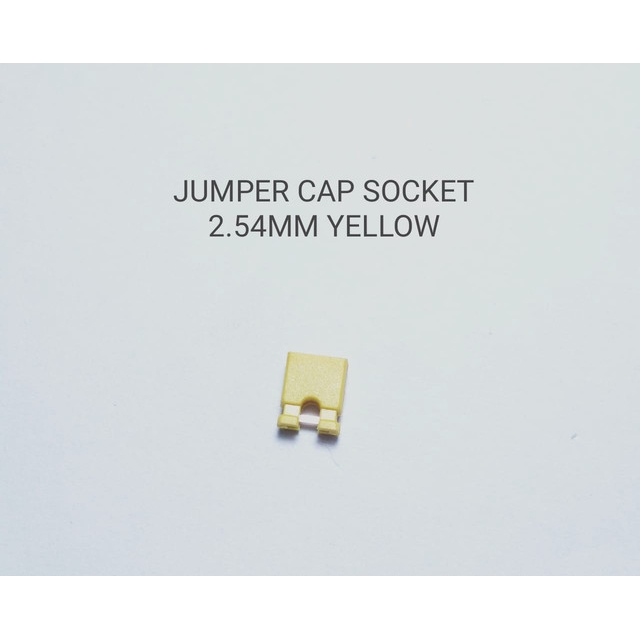 [CON-0028] JUMPER CAP SOCKET SOKET 2.54MM 2.54 YELLOW