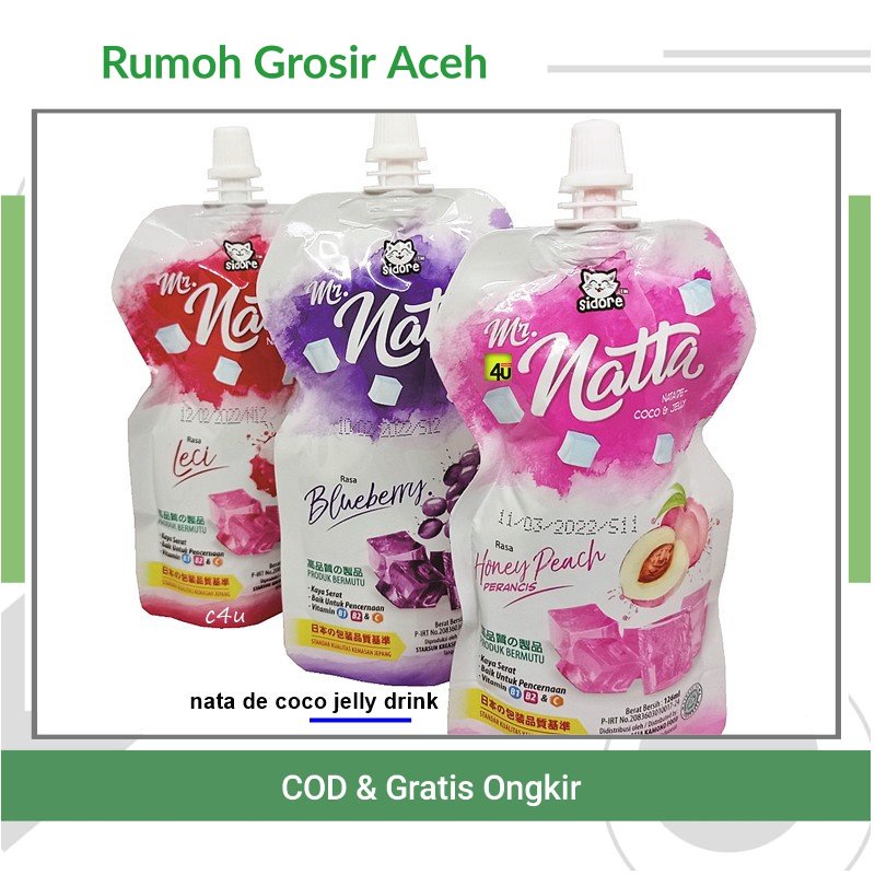 

[ACEH] Mr Natta Nata de Coco Jelly Drink - 132 ml