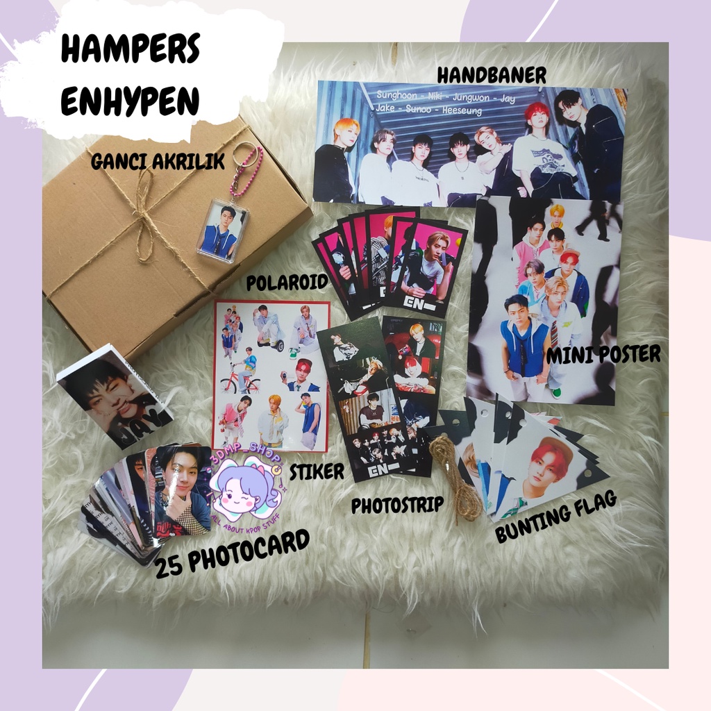 Hampers paket box gift kado ultah wisuda enhypen sunghoon