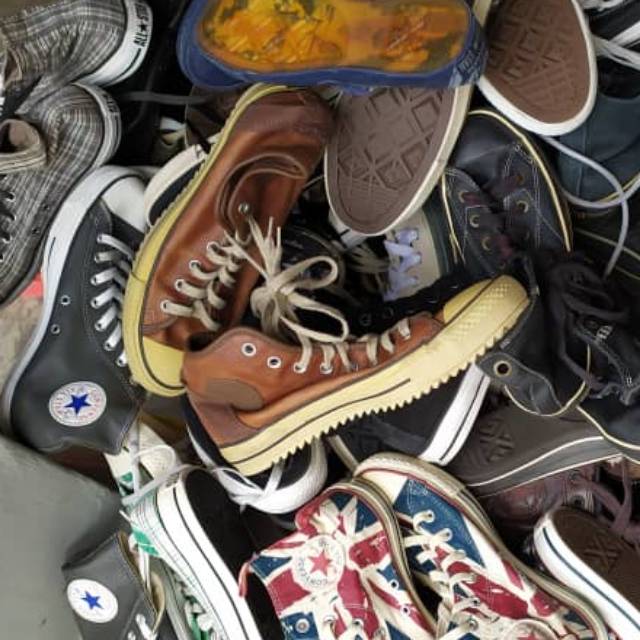Borongan converse leather dan motif