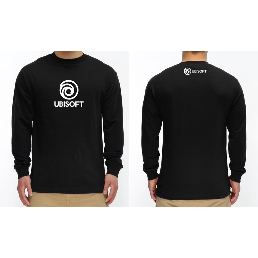 kaos ubisoft lengan panjang / baju ubisoft longsleeve