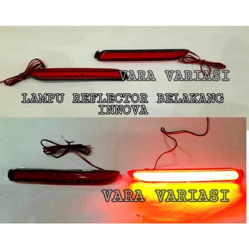 LED BUMPER BELAKANG MOBIL INNOVA / LAMPU REFLECTOR BUMOER BELAKANG INNOVA