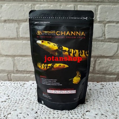 Pellet Premium 88 RED BLUE YELLOW CHANNA CANA PREDATOR Pakan makanan Ikan pelet