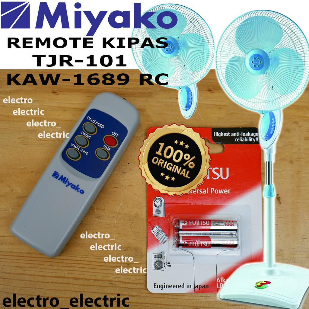 Remote Kipas Angin Miyako TJR 101 dan KAW 1689 RC ORIGINAL