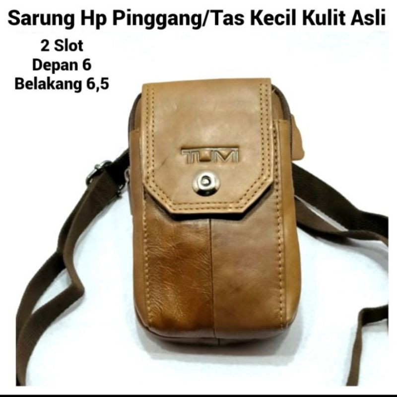 Sarung Hp Pinggang 2 Slot 6-6,5 inch