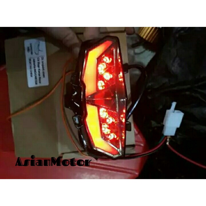 Lampu Rem Lampu Belakang Xabre Vixion Stop Lamp Stoplamp LED New + Sen Sein Yamaha XABRE VIXION High Quality Keluaran Terbaru