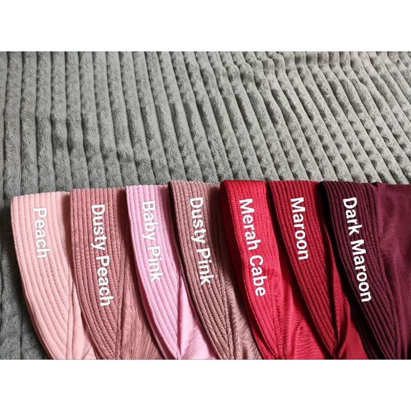 (Bisa COD) Bergo Sport / Hijab Sporty / Jilbab Olahraga/  Hijab Instant Ped / Hijab Sporty Olah Raga Jersey Instan Premium High Quality-8