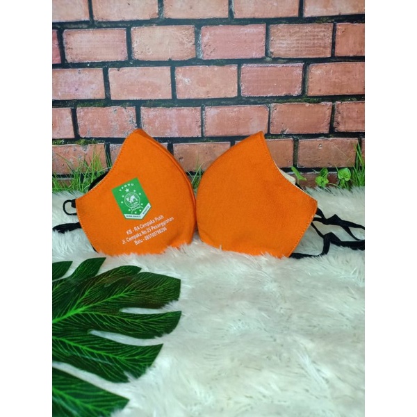 Masker Anak Duckbill Custom Logo dan Tulisan