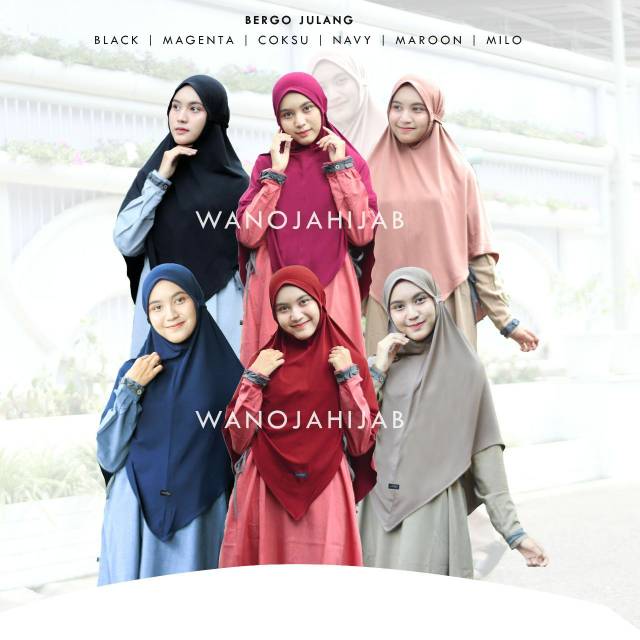 Bergo Julang by Wanoja Bergo Non Pad