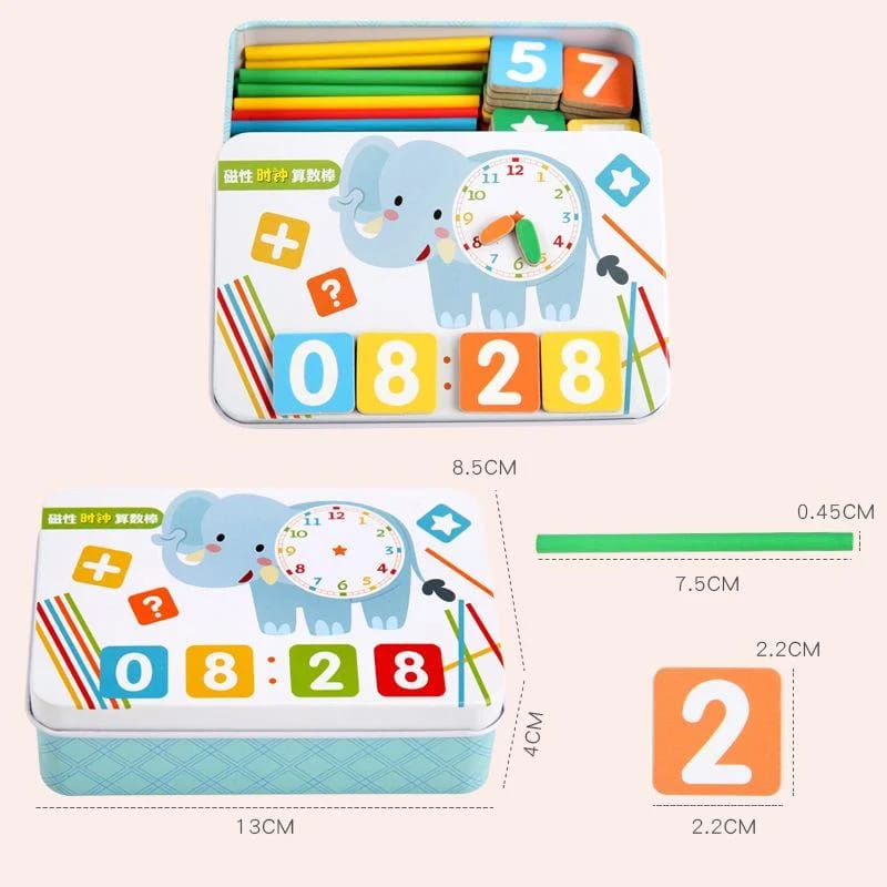 Mini Intelligence Stick 308B-6 Puzzle Angka Mainan Edukasi Anak Mainan Berhitung Anak Alat Hitung Anak Mainan Matematika Anak Puzzle Magnet