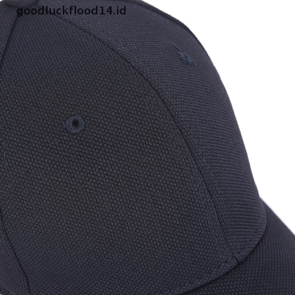 [OOID] Black Baseball Cap Men Women Snapback Hats Caps Men Fitted Closed Full Cap  ID