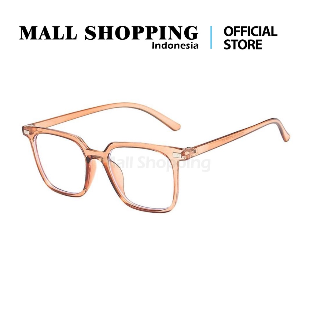 (COD) Kacamata Anti Radiasi Unisex Sunglasses Lensa Transparan MALLSHOPPING