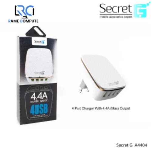 4 Port USB Travel Charger Secret G A4404