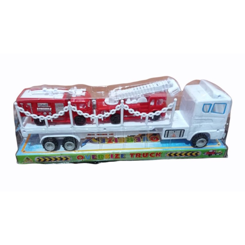 MAINAN TRUCK OVERSIZE / TRUK KONTAINER BESAR PENGANGKUT MOBIL