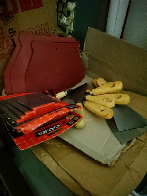 Kape Scrapper Plat 1 Set Scraper Scrap Skrap Skrapper Besi