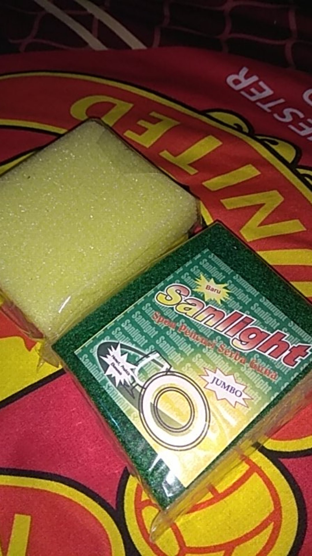 40 Gr Spon Sponge Cuci Piring Warna Warni Model Bantal