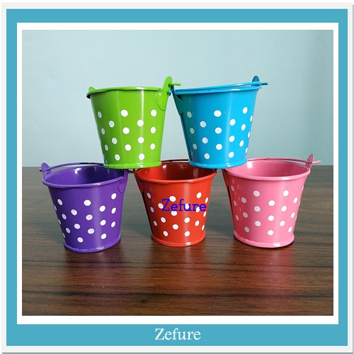 Vas Bunga Vas Vintage Pot Kaleng Pot Shabby Pot Hias Dekorasi Hiasan Pot Mini