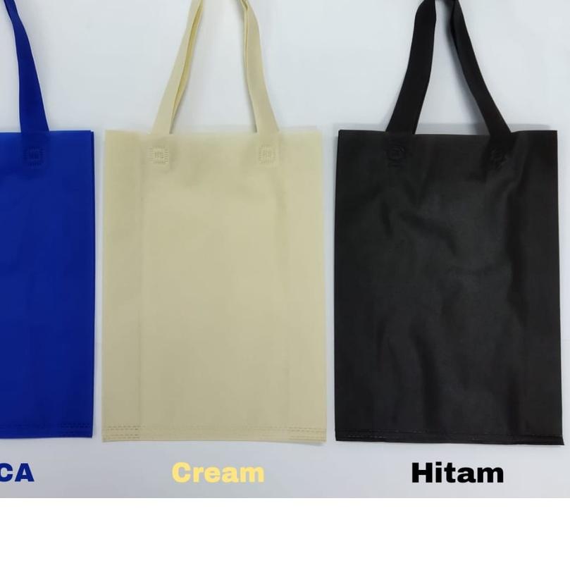 

Tas Spunbond / Goodiebag Lipat Samping Ukuran 25cm x 35cm x 8cm Polos (12 pcs)