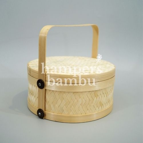 

RANTANG BAMBU BULAT 30CM/ Parcel Hampes bambu/Keranjang Bambu/Keranjang Anyaman