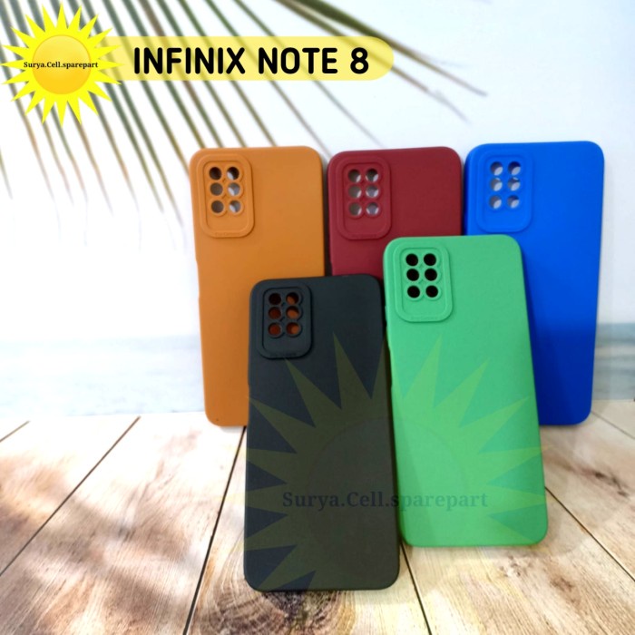 Case Slim Matte Pro Camera Infinix Note 8 Note 10 Infinix Note 11