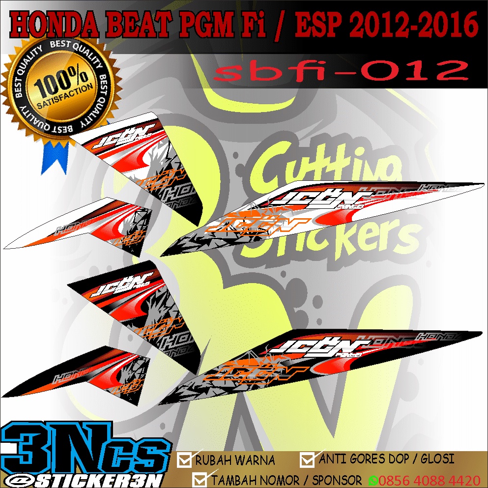 Stripping honda beat fi, stripping beat 2012-2016, stripping beat pgm fi