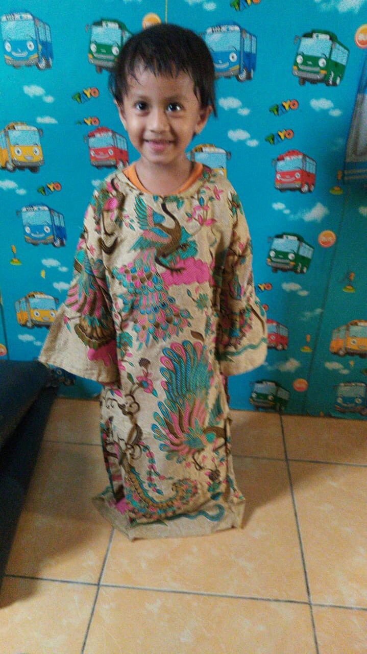 Gebyar Cuci Gudang Gamis Batik Anak // Sale // Usia 4-9 Tahun