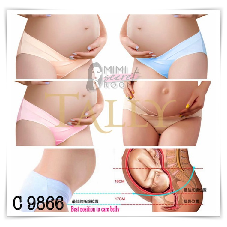 ❤ MIMI ❤ Celana Dalam Wanita Ibu Hamil Sepinggul Mini Cut Tally 9866 9859 CD hamil All Size