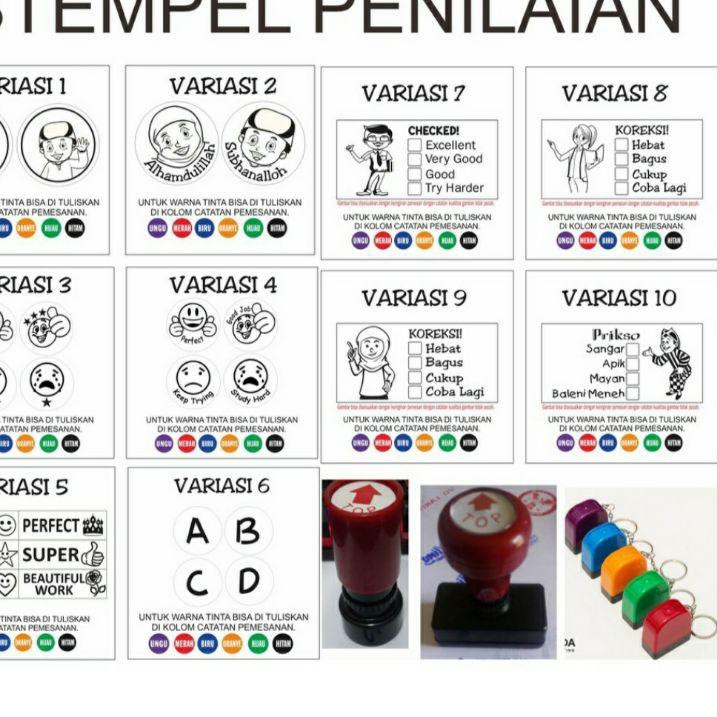 

QHE Stempel Penilaian PAUD TK Model Terkini