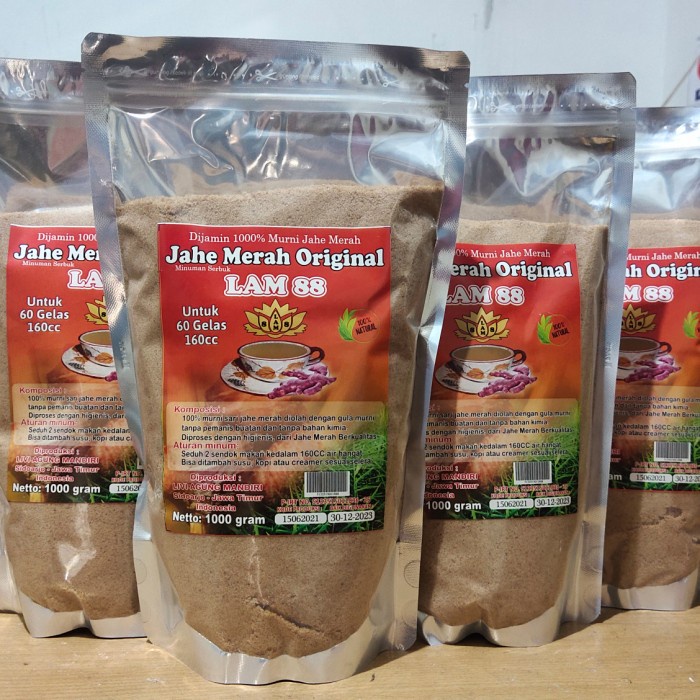 

jahe merah instan bubuk 1kg (BERKUALITAS)