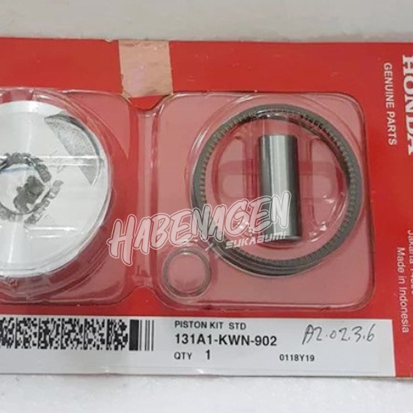 seher seker piston kit ring set honda vario 125 fi old 125 led os 0 standar STD ori original AHM HGP-1