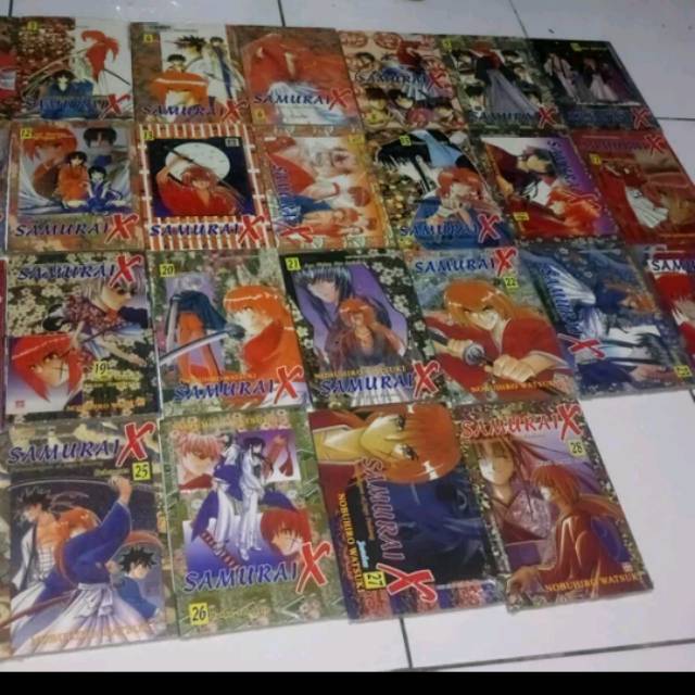 Tersedia Komik Samurai X 1-28 Minus 3 Komik No 2 5 7