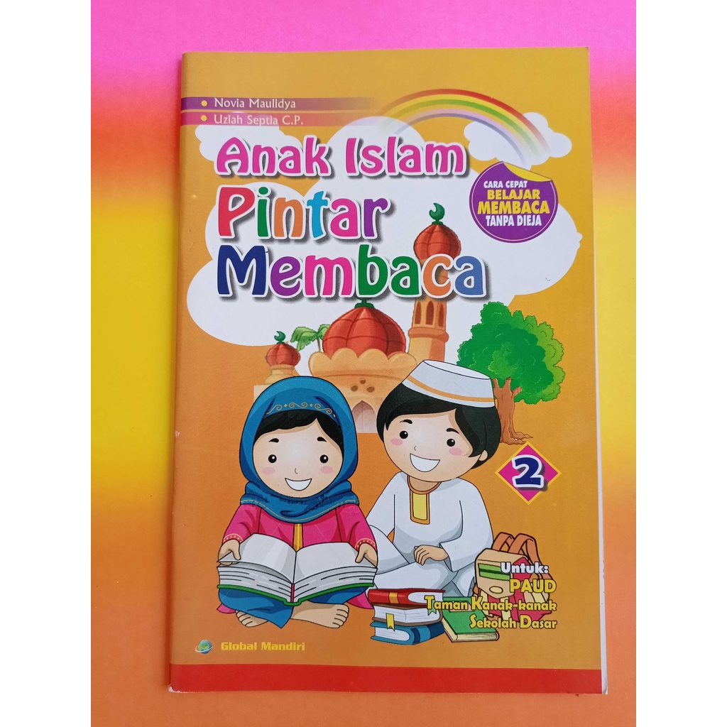 

Buku belajar membaca untuk paud jilid 1-4 berwarna bagus murah