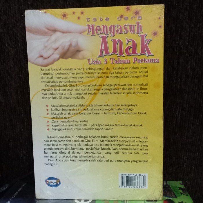 Flash Sale Asli Buku Tata Cara Mengasuh Anak Usia 3 Tahun Pertama By Gina Ford Terbaru