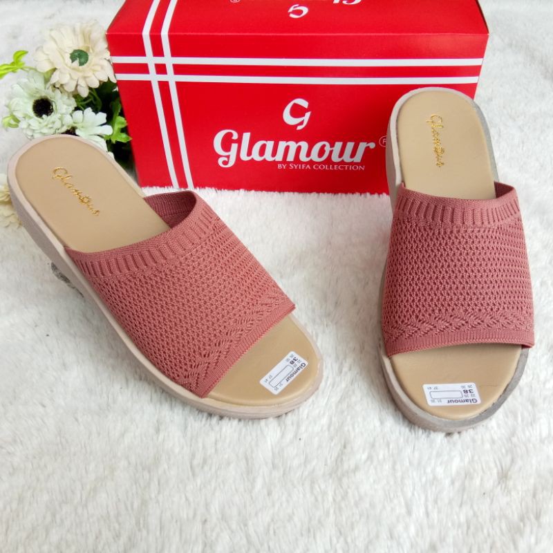 Sandal wanita Glamour Rajut