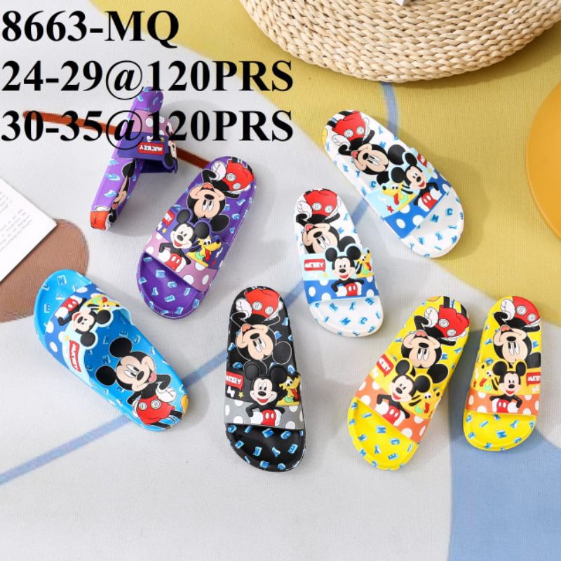 Sandal Jelly Anak Perempuan Selop Anak Perempuan Motif Mickey Sandal Anak Perempuan Import