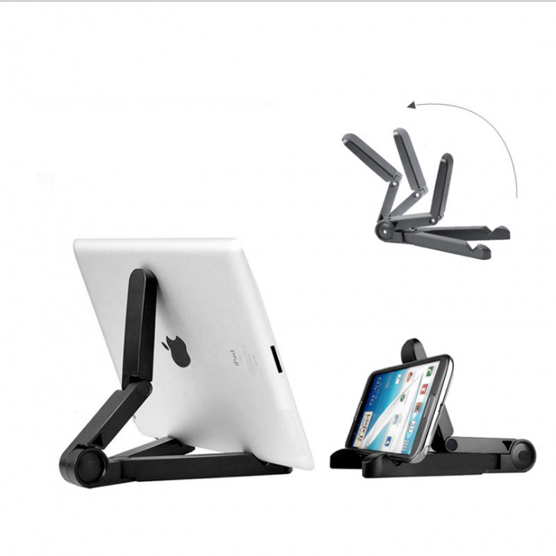 Portable Universal Folding Plastic Triangle Notebook Stand/For All Laptop Computer iPad Kindle Cell Phone Bracket/Adjustable Tablet Support Desk Desktop Holder