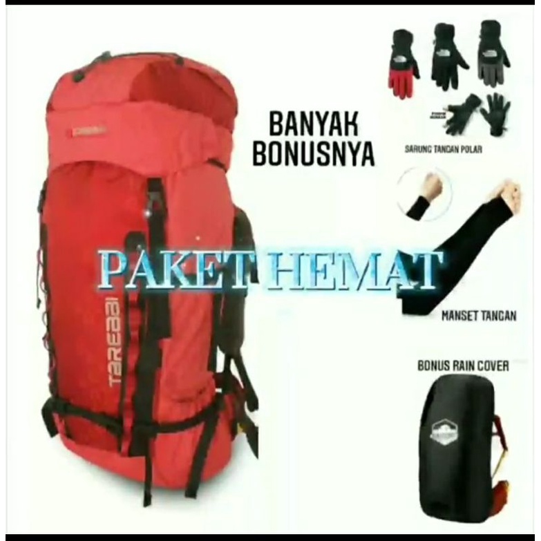 Paketan Consina tarebbi/Carrier consina/Carrier gunung/Tas outdoor/Carrier murah