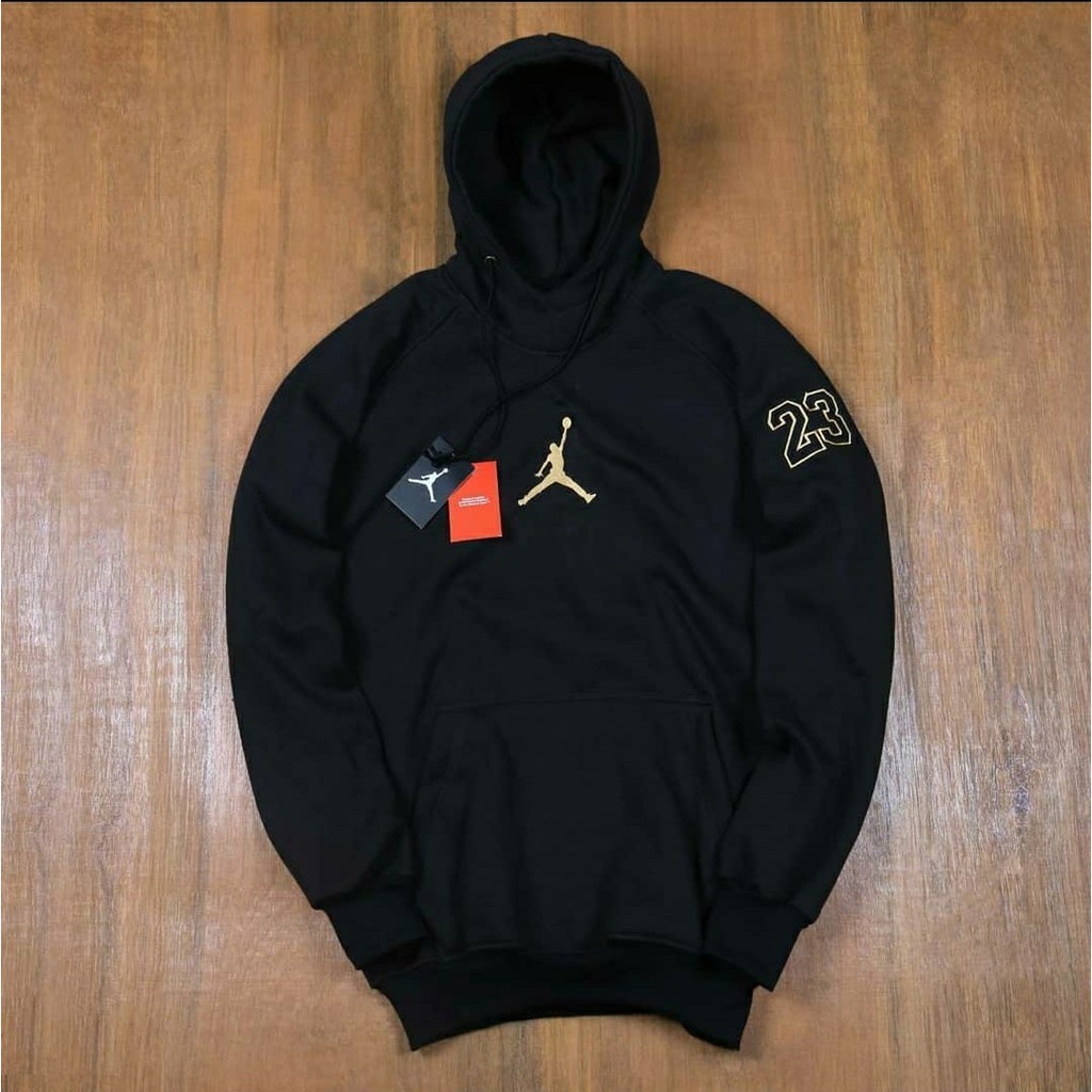Jaket Keren Sweater Pria Murah Air Jordan Gold Hoodie Premium