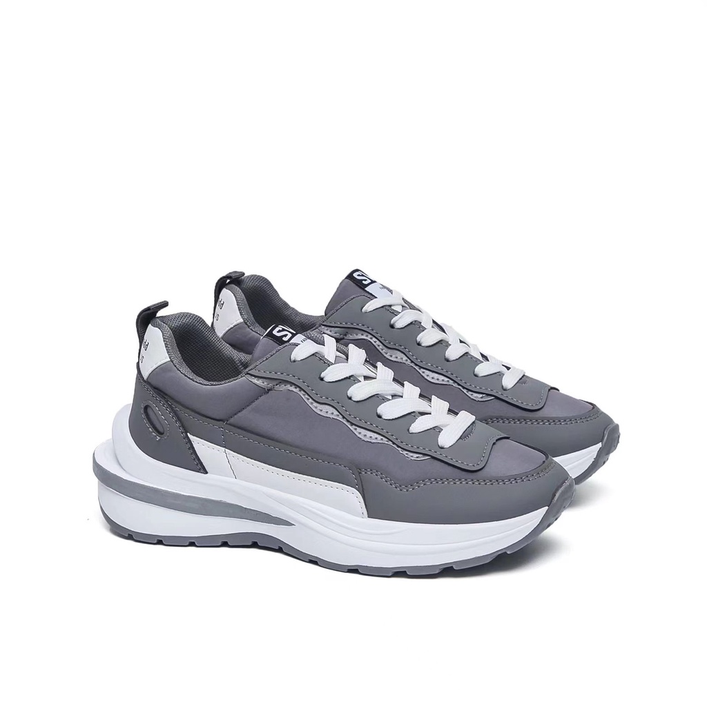 [GROSIR][COD] SEVEN_DAY SEPATU SNEAKERS WANITA KOREA IMPORT SPORT SHOES ABU H-922