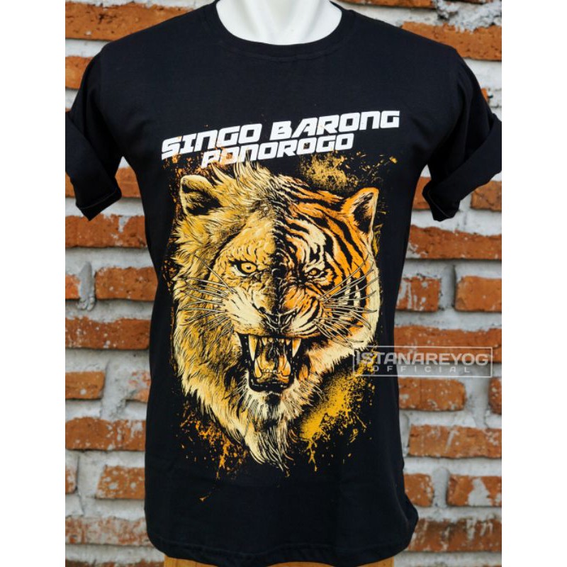 KAOS BUDAYA SINGO BARONG REOG PONOROGO BR008 / KAOS JIEGEX BR008 / KAOS BUDAYA / JIEGEX / KAOS REYOG