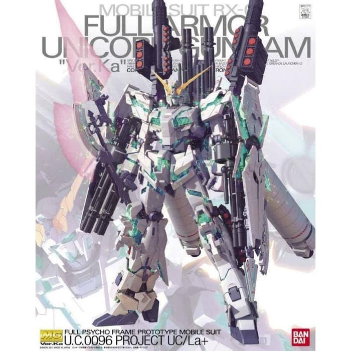 BANDAI Plamo MG Full Armor Unicorn Gundam Ver. Ka