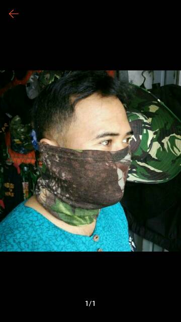 Masker Loreng/Masker Army/Masker Outdoor