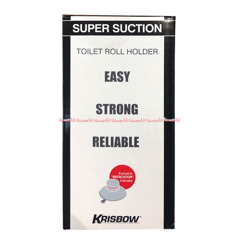 Stora Super Suction Toilet Roll Holder Alat Tempat Tissue Bulat WC Toilet Kloset Model Klep Tanpa Paku Lem krisbow